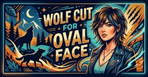 wolf cut for oval face