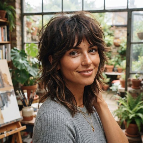 Classic Shaggy Wolf Cut For Women