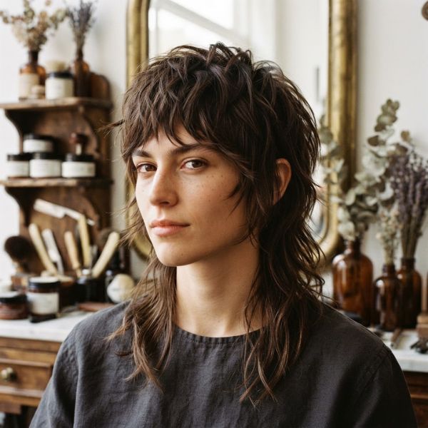 Wolf Cut With Choppy Layers