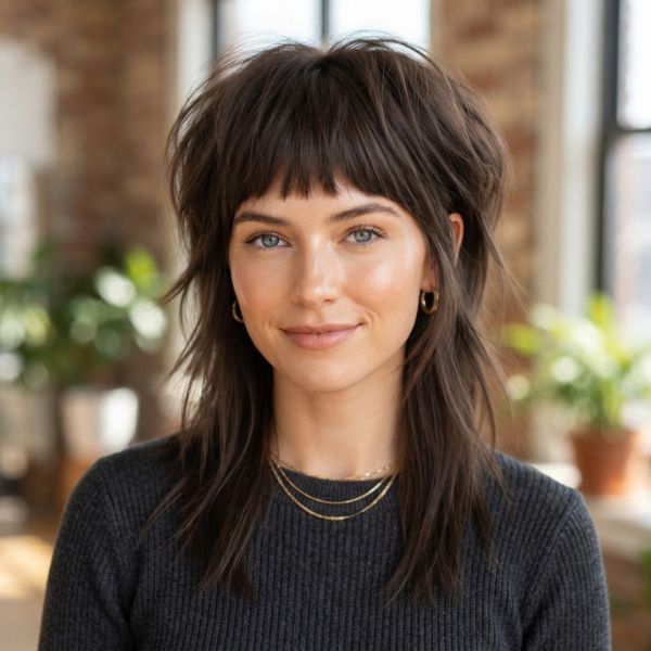 Wolf Cut for Straight Hair