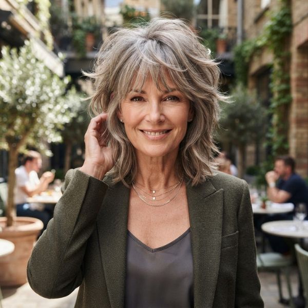 Wolf Cut for Women Over 50